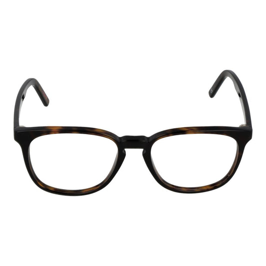 Andy Wolf Brown Unisex Glasses Frame full-rim acetate with demo lenses for stylish eyewear.