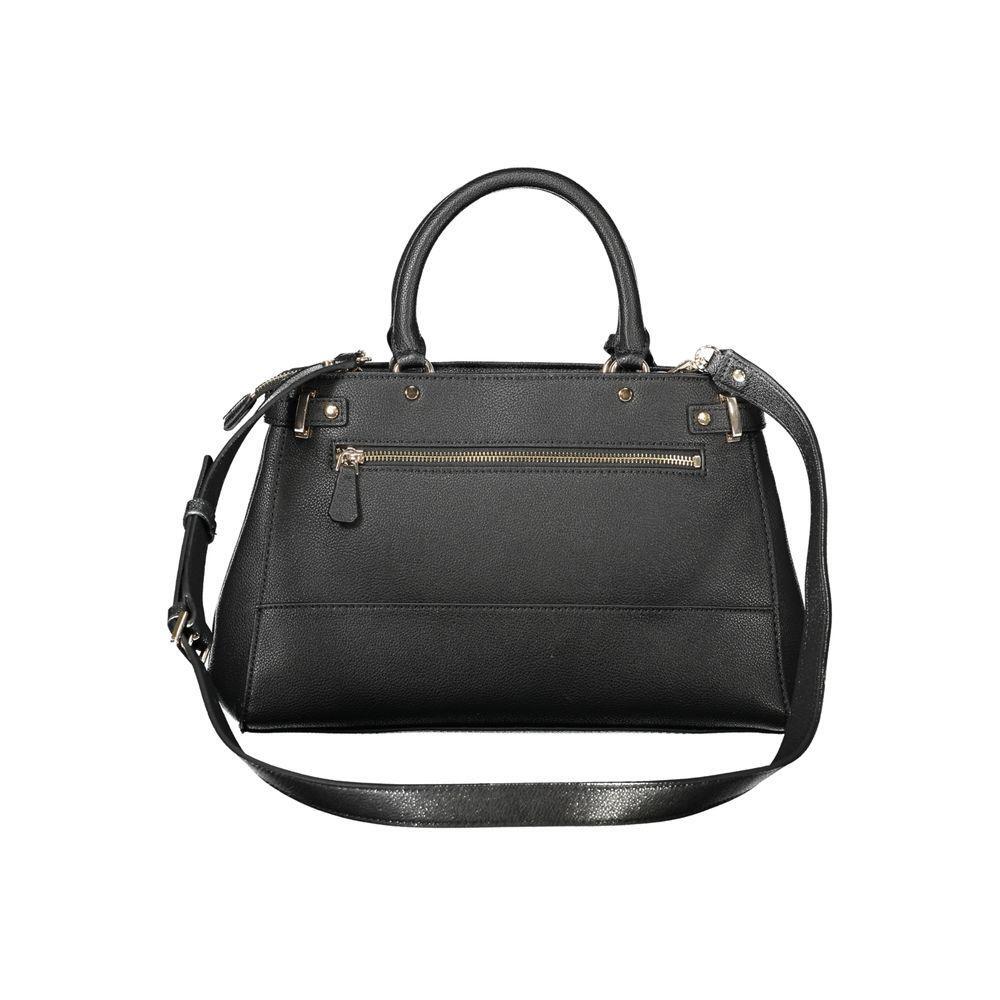 Front view with bag zipped and handles upright.