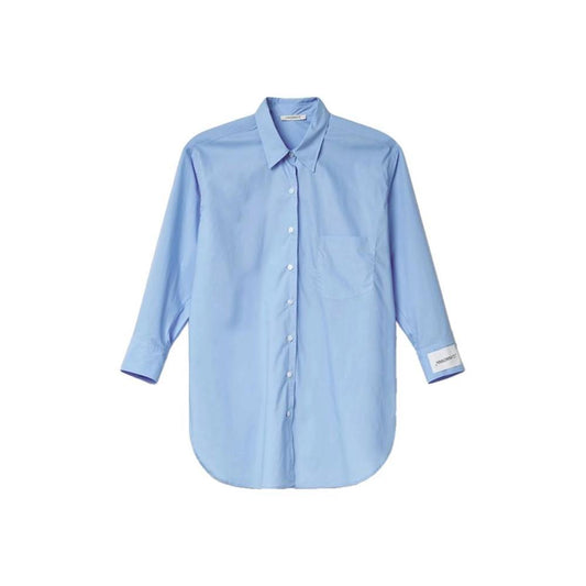Hinnominate Blue Cotton Shirt HI-15618-L
