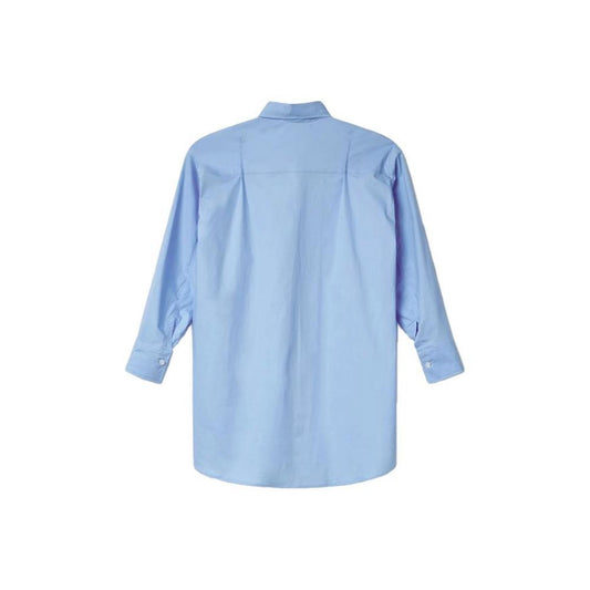 Hinnominate Blue Cotton Shirt HI-15618-L