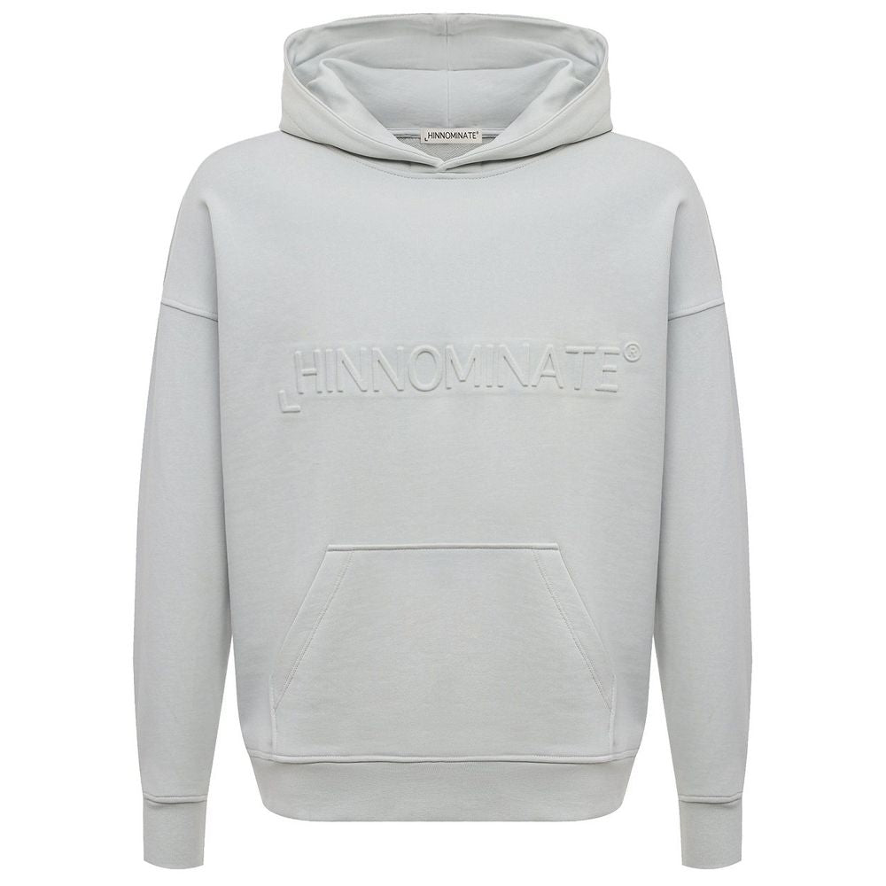 Hinnominate Gray Cotton Sweatshirt