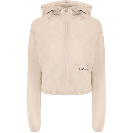 Hinnominate Beige Nylon Jackets & Coat HI-15571-XS