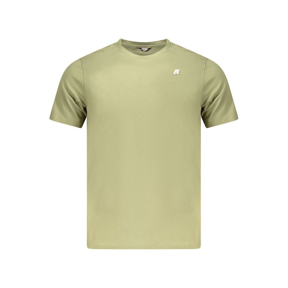 K-WAY Green Cotton Men T-Shirt KW-38801-M