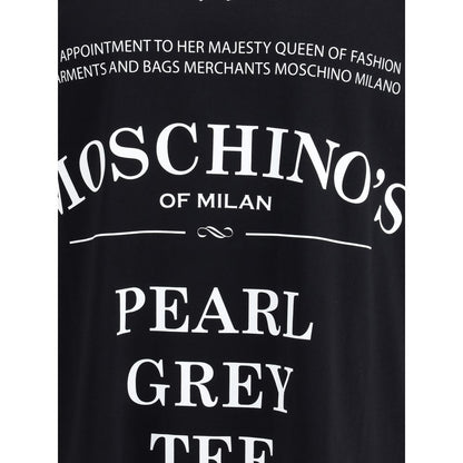 Moschino Black Cotton T-Shirt