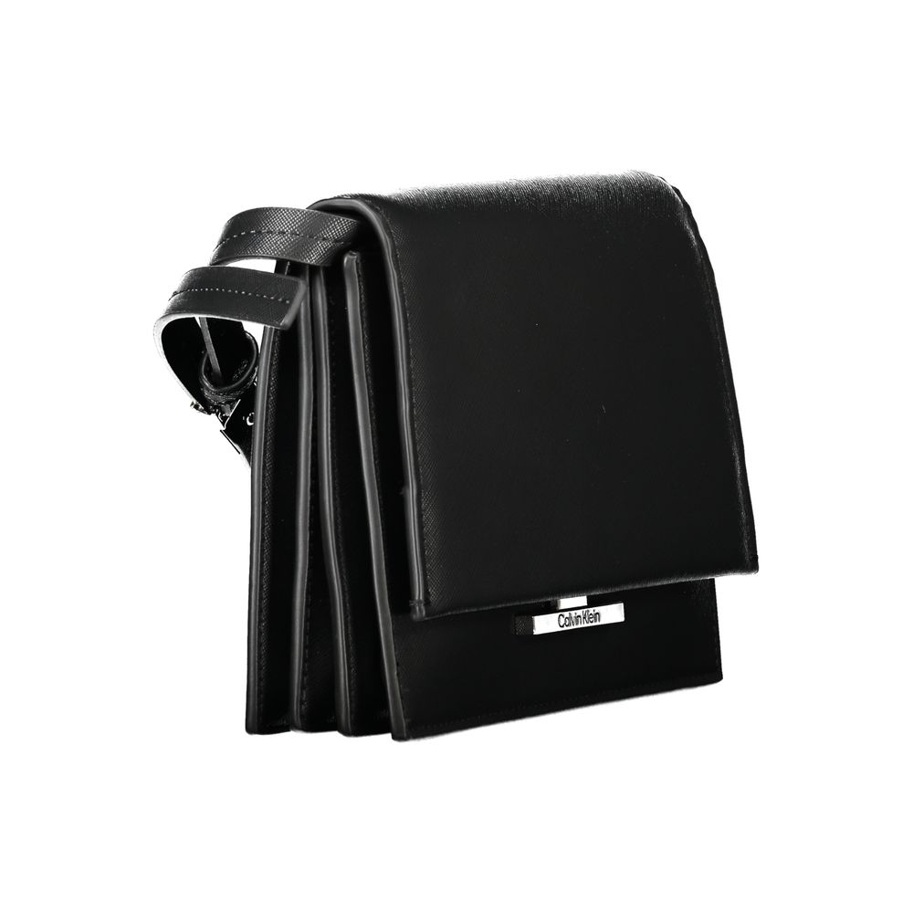 Calvin Klein Nero Poliuretano Women Shoulder Bag