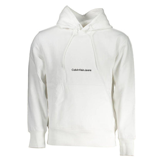 Calvin Klein White Cotton Sweater CA-18594-L