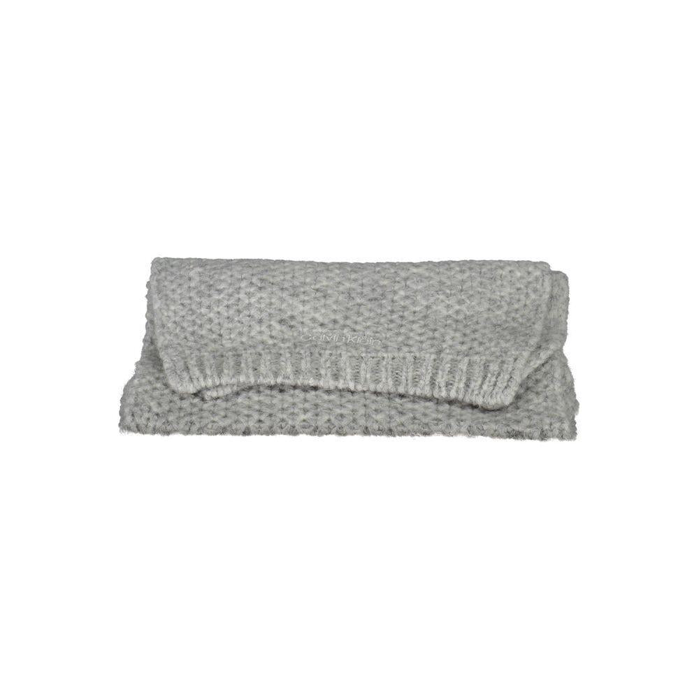 Calvin Klein Gray Alpaca Wool Scarf CA-19061