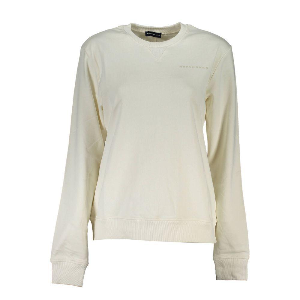 North Sails White Cotton Sweater NO-21629-XS