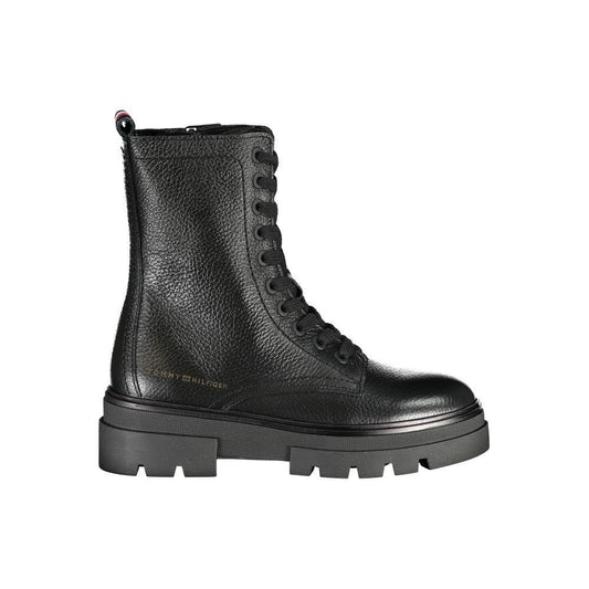 Tommy Hilfiger Black Polyester Boot TO-25015-EU36/US6