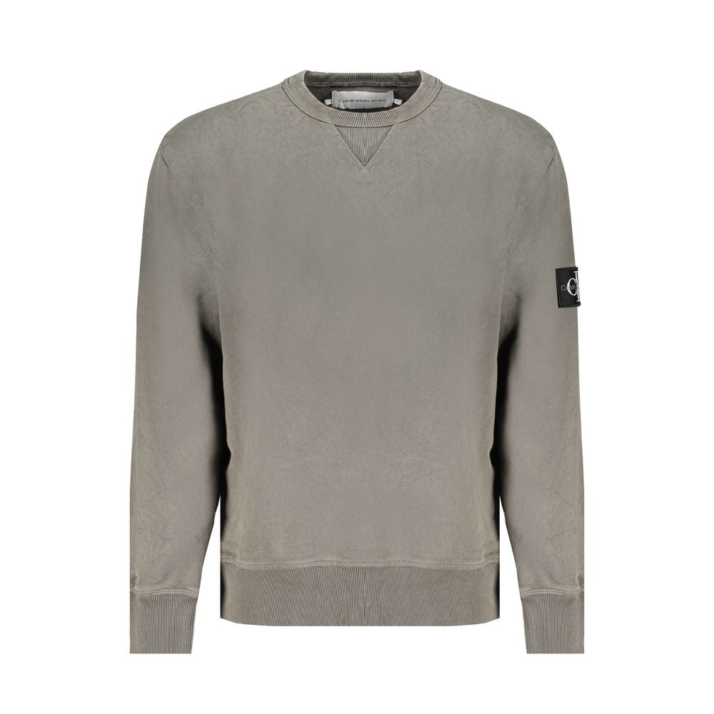 Calvin Klein Green Cotton Men Sweater