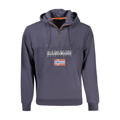 Napapijri Blue Cotton Sweatshirt