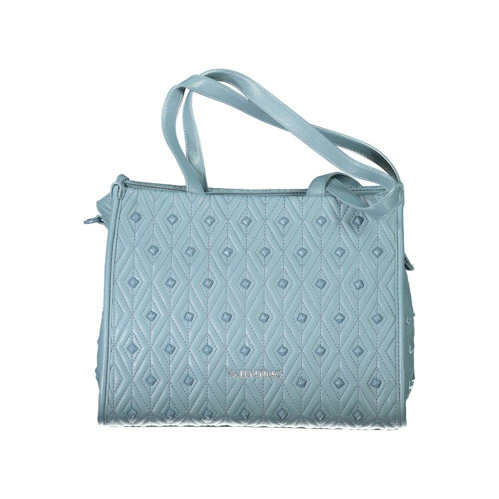 Front view with bag zipped and handles upright.