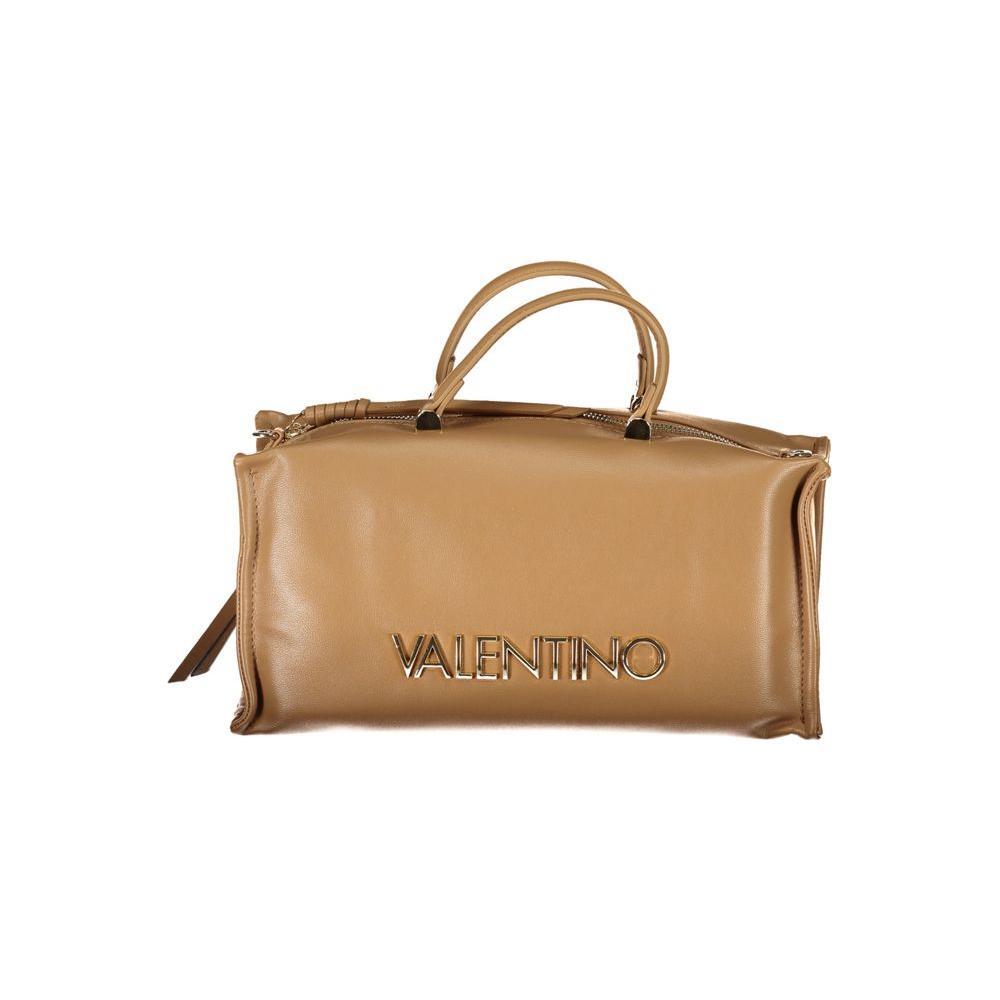 Front view with bag zipped and handles upright.