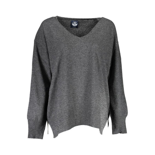 North Sails Black Wool Sweater NO-16399-XS