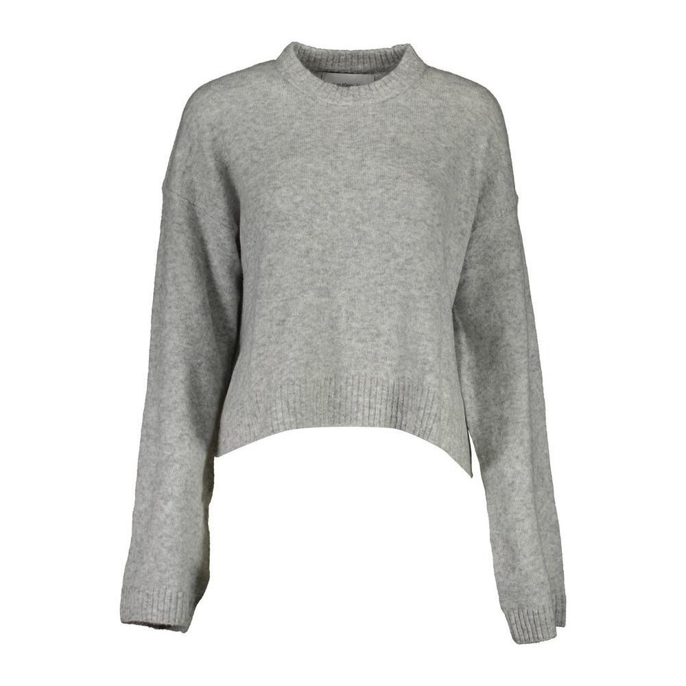 Calvin Klein Grigio Acrylic Women Sweater