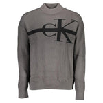 Calvin Klein Gray Cotton Sweater CA-16671-L