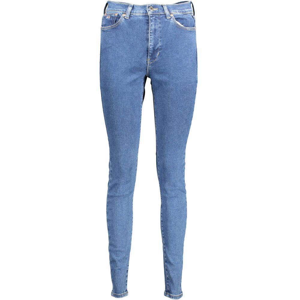 Tommy Hilfiger Blue Cotton Women Skinny Jean