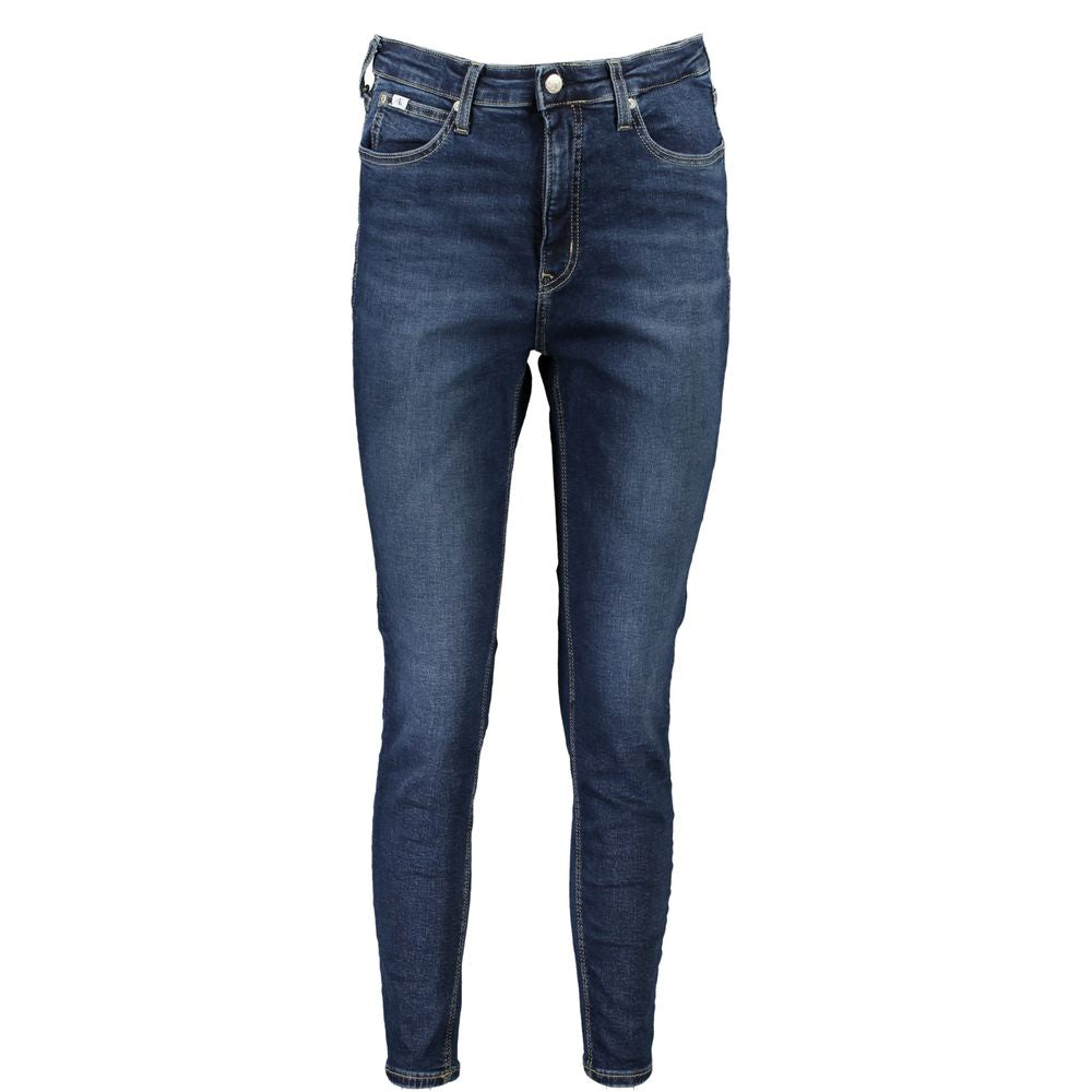 Calvin Klein Blue Cotton Jeans & Pant CA-27402-W24