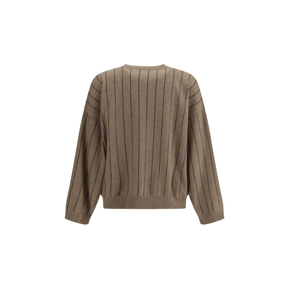 Brunello Cucinelli Beige Cashmere Cashmere Sweater