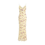 Self-Portrait Floral long Dress SE-PF25114XYYELLOW-8