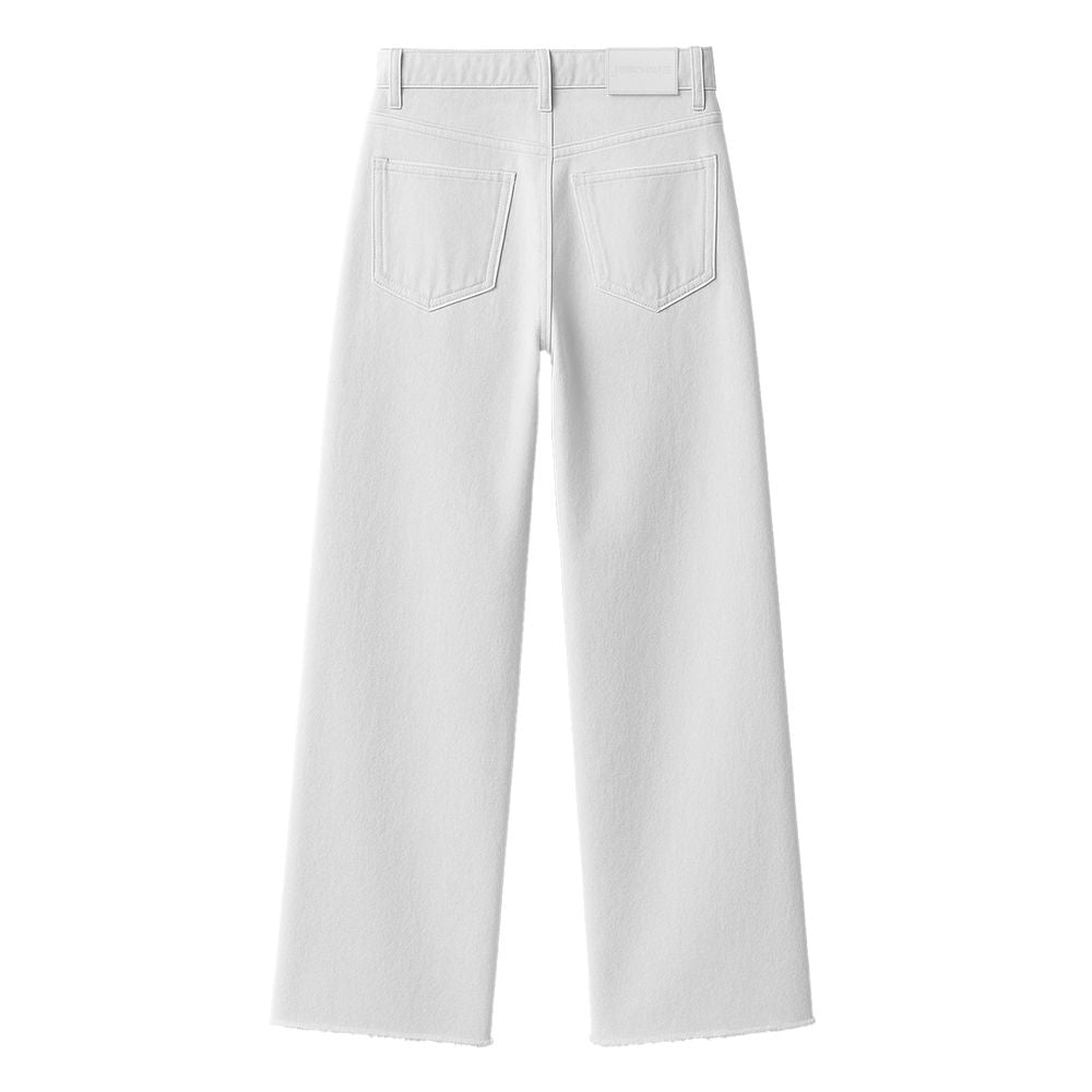 Hinnominate White Cotton Jeans Denim