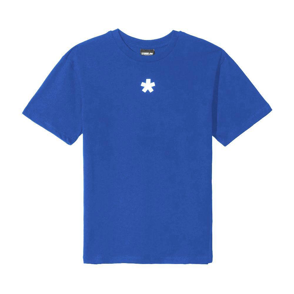 Comme Des Fuckdown Blue Cotton Tops & T-Shirt CO-15664-XS