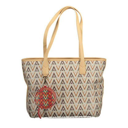 Mario Valentino Beige Polyethylene Handbag