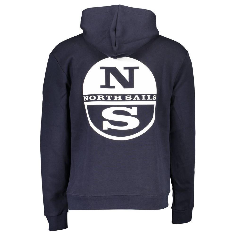 North Sails Blue Cotton Sweater NO-16046-XXL