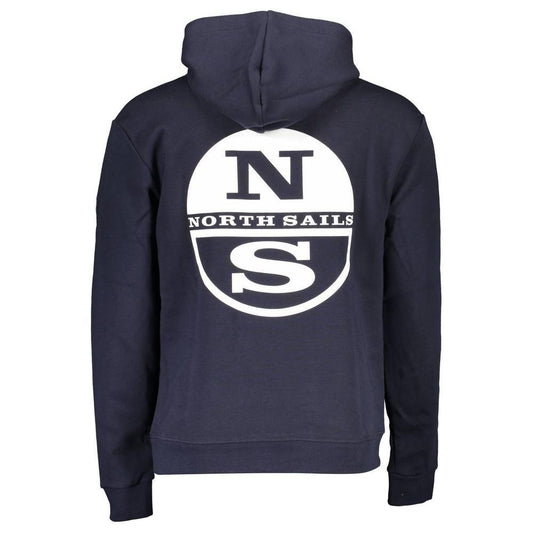 North Sails Blue Cotton Sweater NO-16046-XXL