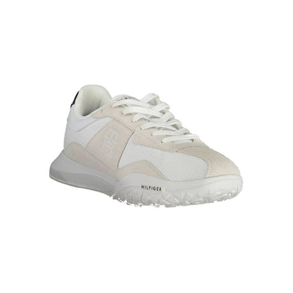 Tommy Hilfiger White Polyester Men Sneaker
