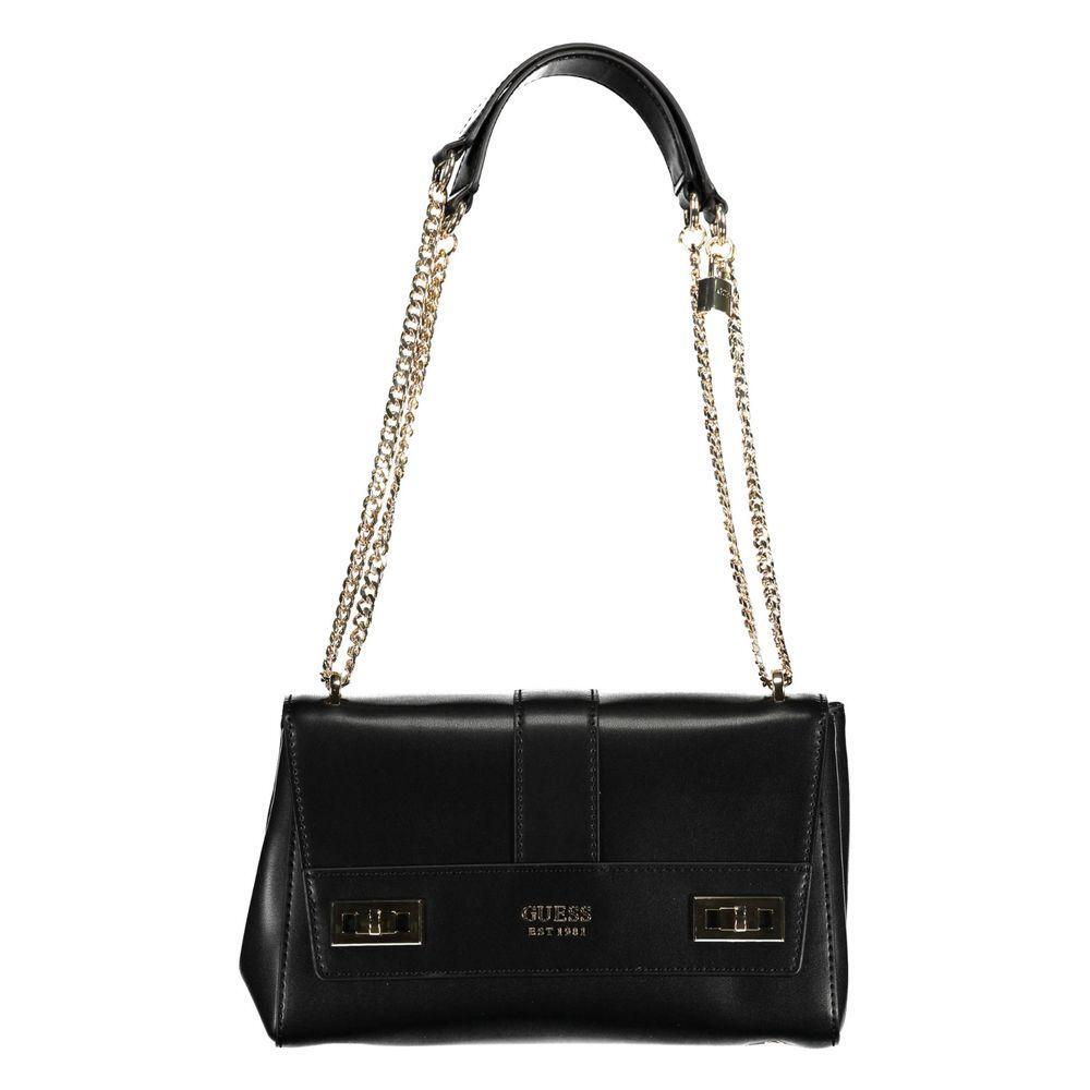 Front view with bag zipped and handles upright.