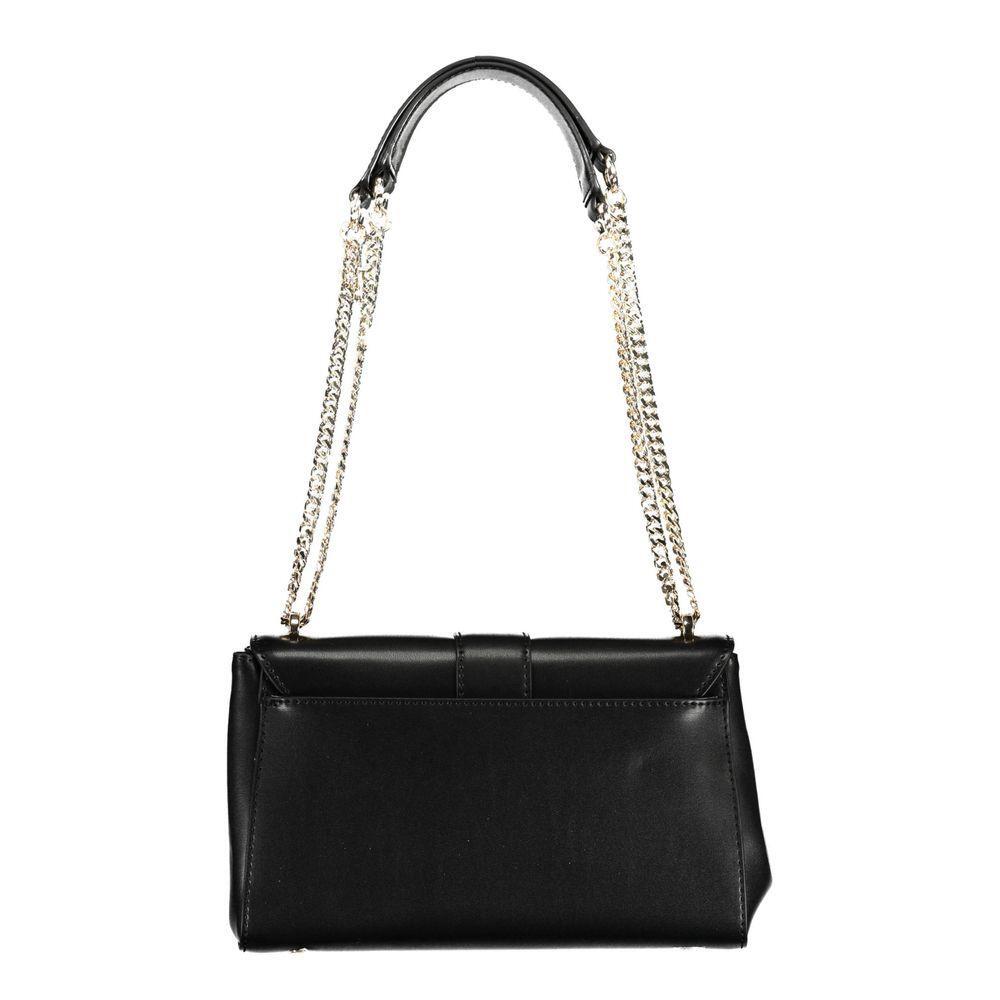 Front view with bag zipped and handles upright.