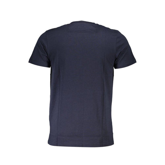 Cavalli Class Blue Cotton T-Shirt CA-22266-M