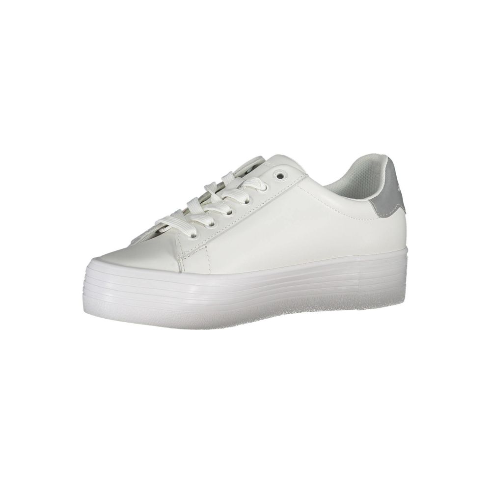 Calvin Klein Bianco Leather Women Sneaker