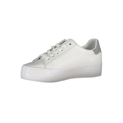 Calvin Klein Bianco Leather Women Sneaker