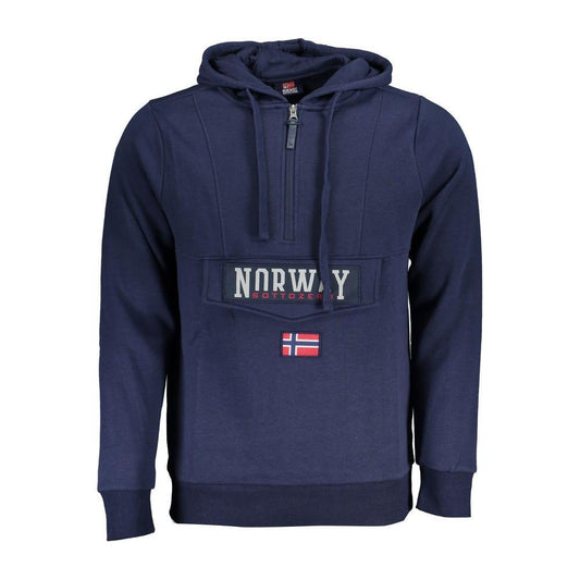 Norway 1963 Blue Cotton Sweater NO-25594-L