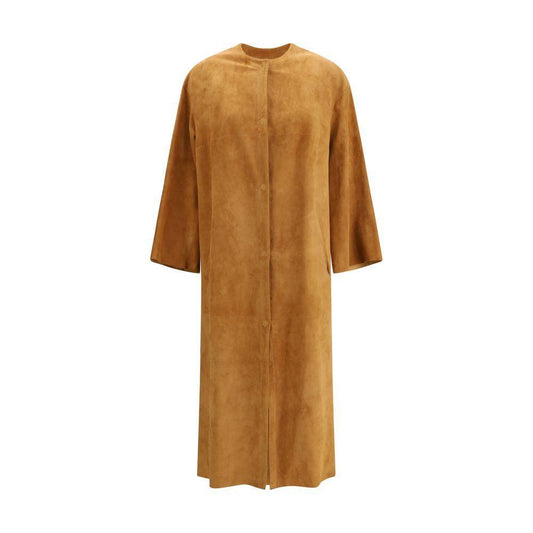 Salvatore Santoro Suede Coat SA-48089DCARAMEL-IT42 | L