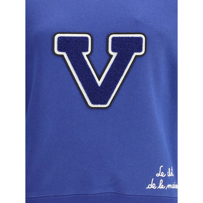 Valentino Blue Cotton Sweatshirt