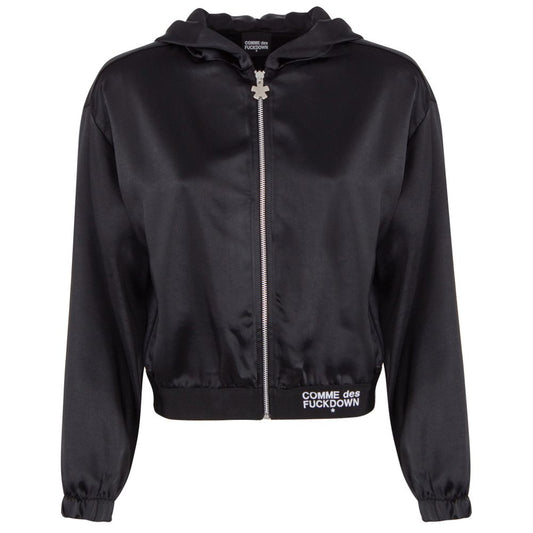 Comme Des Fuckdown Black Polyester Sweater CO-15675-XS