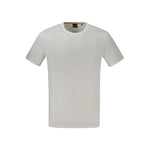 Hugo Boss White Cotton T-Shirt BO-33135-M