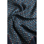 Dolce & Gabbana Blue Cocktail Silk Square Foulard Scarf