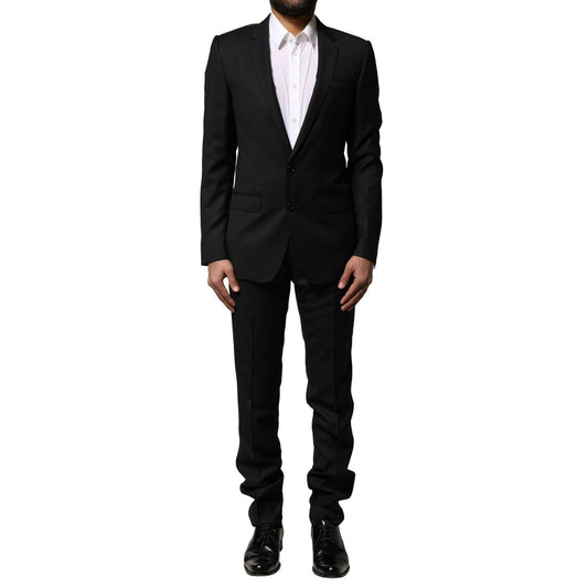 Dolce & Gabbana Blue MARTINI Wool Formal 2 Piece Suit