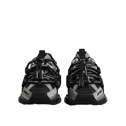 Dolce & Gabbana Multicolor Panelled Space Sneakers Shoes MV7368-40
