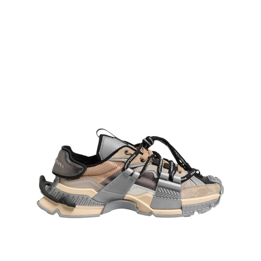 Dolce & Gabbana Multicolor Panelled Space Sneakers Shoes MV7394-43