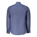 North Sails Blue Linen Shirt NO-38862-M