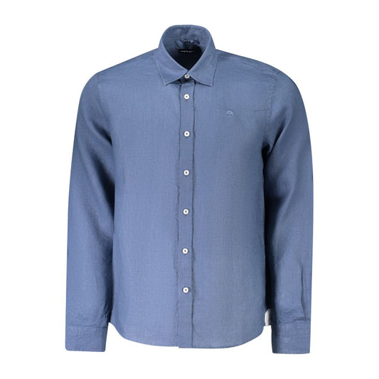 North Sails Blue Linen Shirt NO-38869-S
