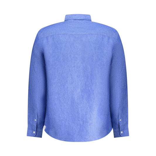 North Sails Blue Linen Shirt NO-38886-L