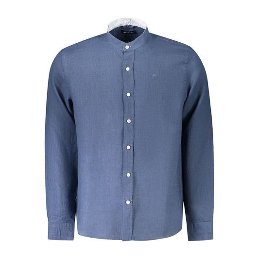 North Sails Blue Linen Shirt NO-38890-M