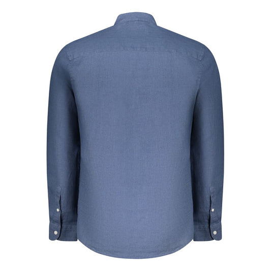 North Sails Blue Linen Shirt NO-38890-M