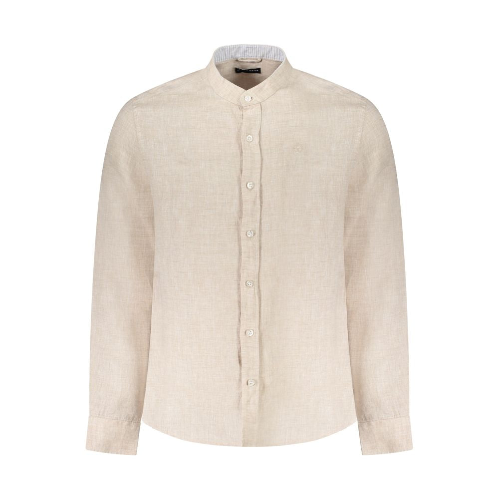 North Sails Beige Linen Shirt NO-38897-XL
